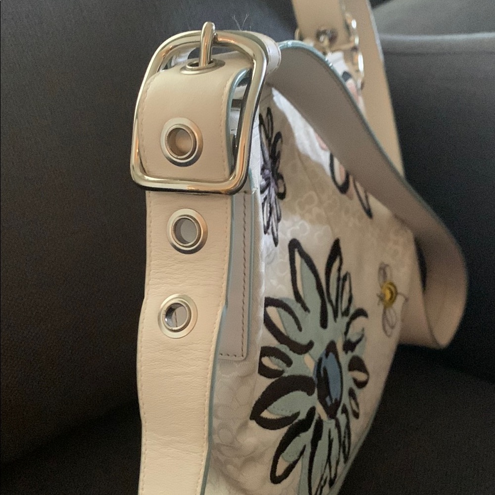 2007-Coach Floral Crossbody Bag - Picture 6 of 11